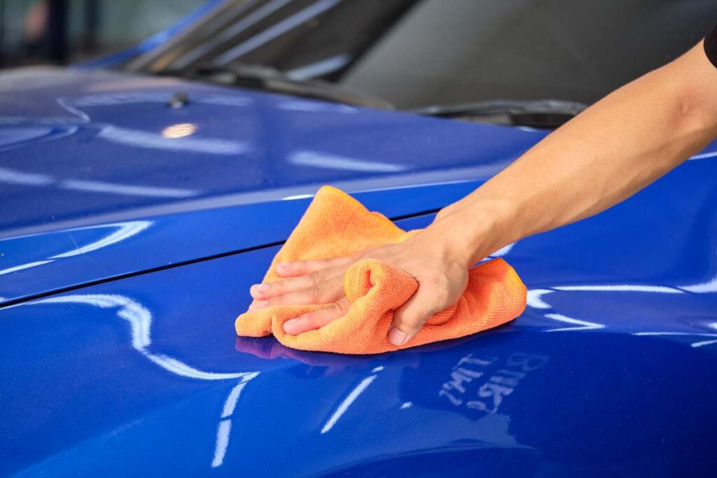 micro utierka, leštenie auta