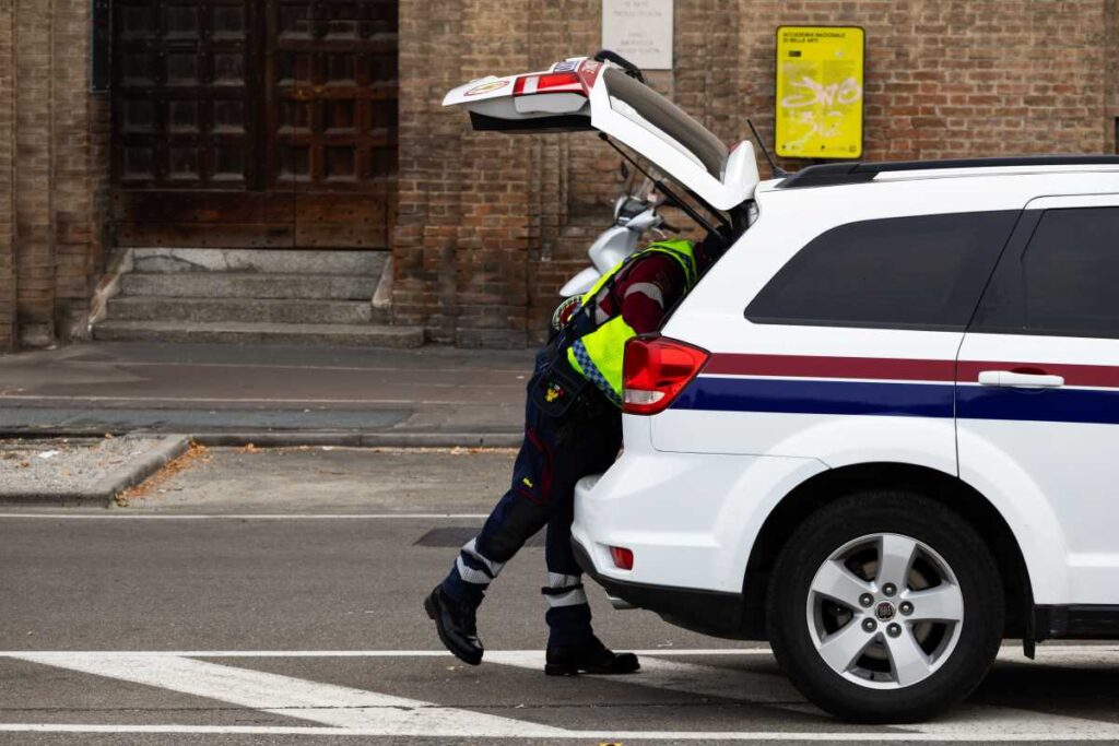 kontrola auta policia