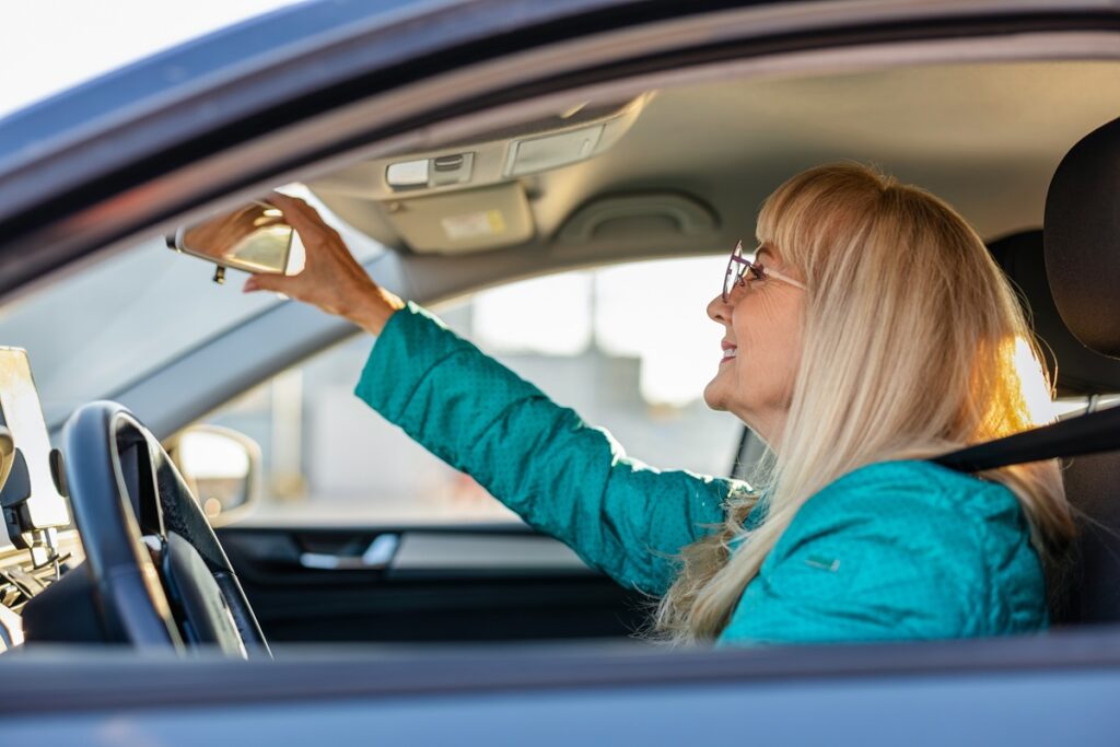 nastavenie spätného zrkadla