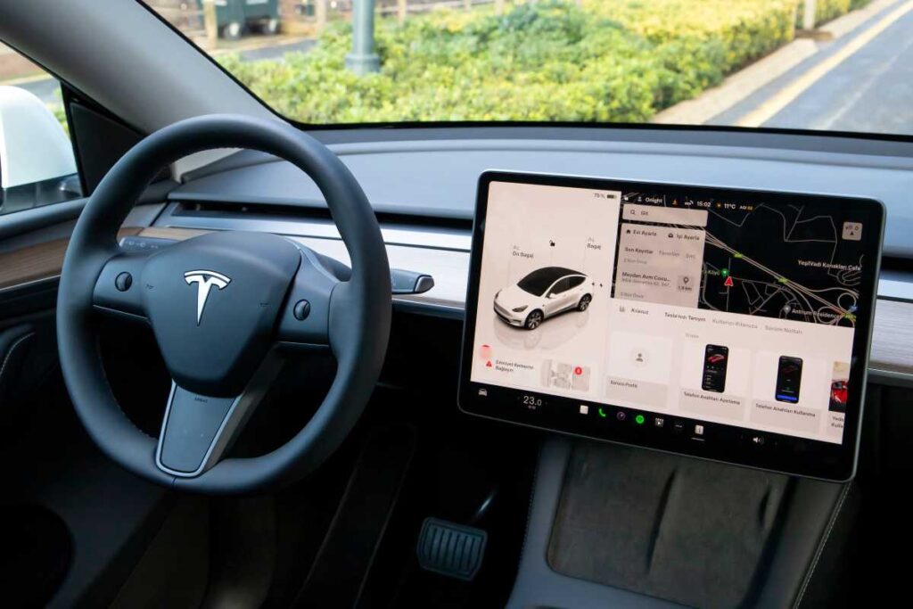 Tesla Model Y interior