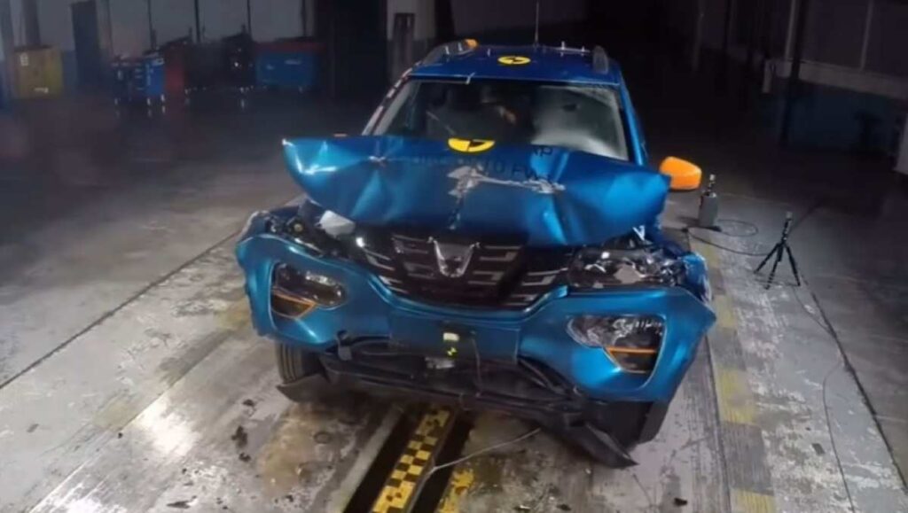 Dacia Spring crash test