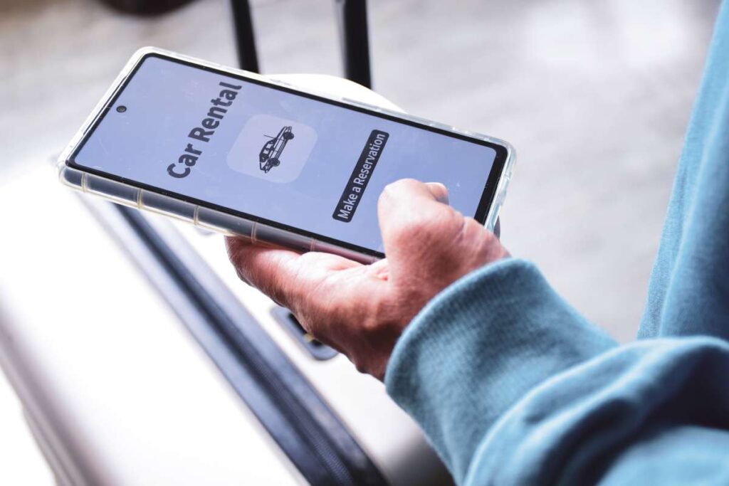 Mobilná aplikácia na prenájom auta