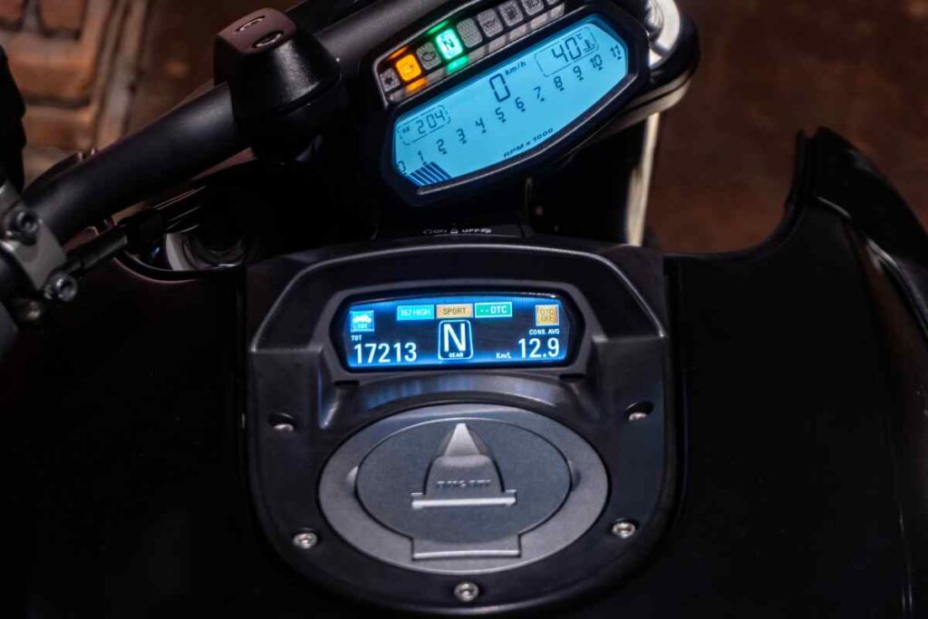 Modern DUCATI dashboard