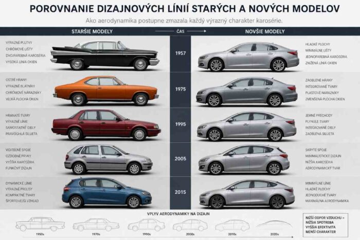 Dizajnová revolúcia áut: Prečo vyzerajú všetky nové modely ako vajíčka?