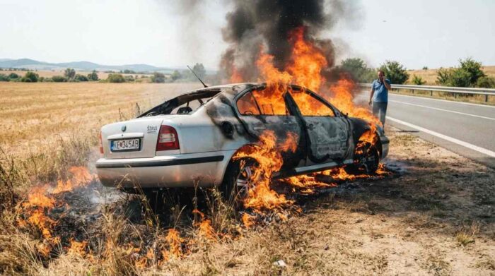 Parkovanie na suchej tráve v horúčave ti môže podpáliť auto: Katalyzátor má až 800 stupňov