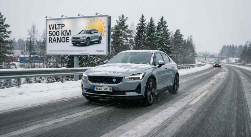 Údaj WLTP na propagačných materiáloch nemusí zodpovedať reálnemu dojazdu pri jazde v zime alebo na diaľnici.