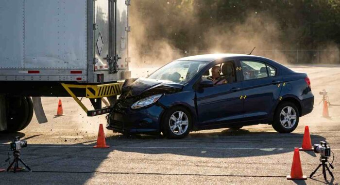 Kamión môže zabiť aj auto s modernými asistentmi: Euro NCAP odhalil dieru v ochrane vodičov