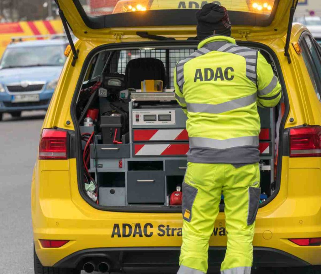 Mechanik žltých anjelov ADAC