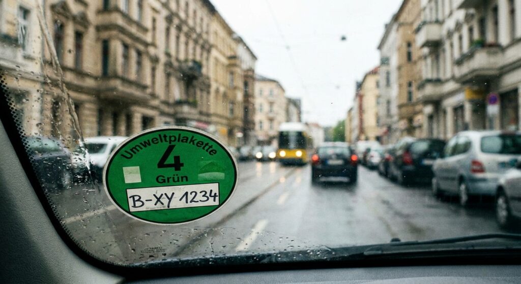 Zelená ekologická plaketa na čelnom skle je podmienkou vjazdu do väčšiny nemeckých mestských centier.