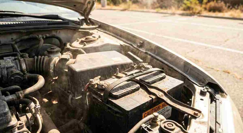 Letné horúčavy pod kapotou nenávratne poškodzujú olovené platne autobatérie a skracujú jej životnosť.