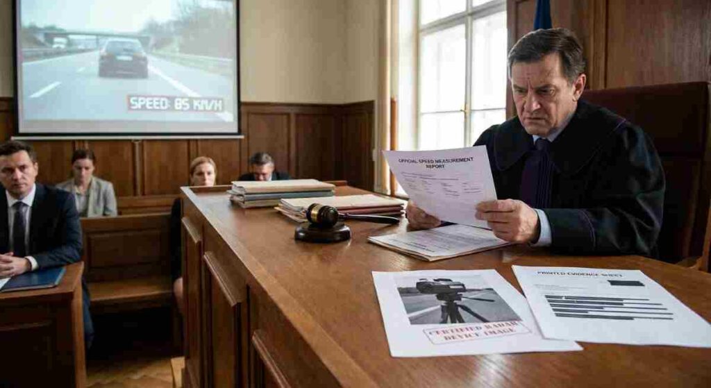 Súd potvrdil, že úradne overený merací prístroj platí ako plnohodnotný dôkaz o prekročení rýchlosti.