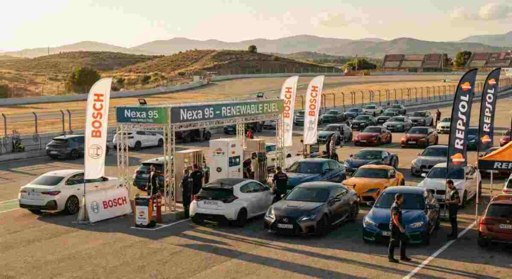 Toyota, BMW, Bosch a Repsol testujú v Španielsku približne 20 áut na stopercentne obnoviteľný benzín Nexa 95.